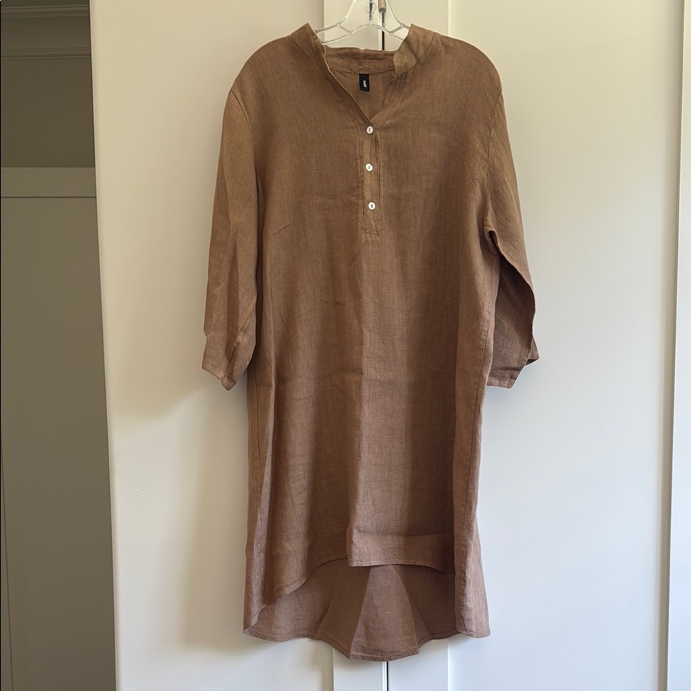 Brown casual dress